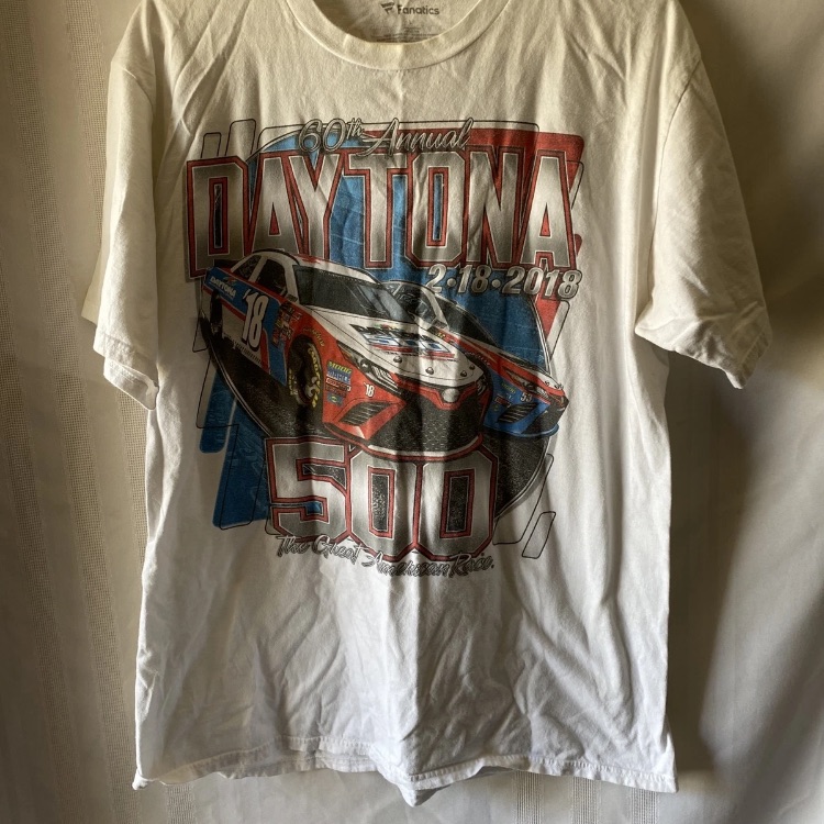 Nascar White Daytona 500 Graphic Tee Nascar White Daytona 500 Graphic Tee